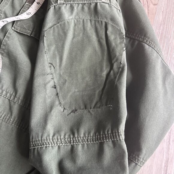 Men's 5.11 Tactical Jacket Green Army Military Coat Patches Pocket XL - Picture 9 of 9
